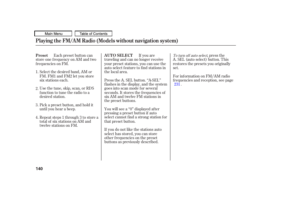HONDA 2010 Accord Crosstour User Manual | Page 143 / 434
