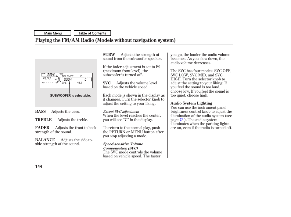 HONDA 2010 Accord Crosstour User Manual | Page 147 / 434