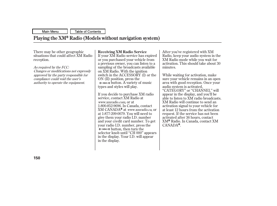 HONDA 2010 Accord Crosstour User Manual | Page 153 / 434