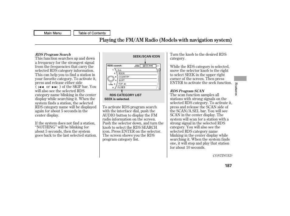 2010 accord crosstour | HONDA 2010 Accord Crosstour User Manual | Page 190 / 434