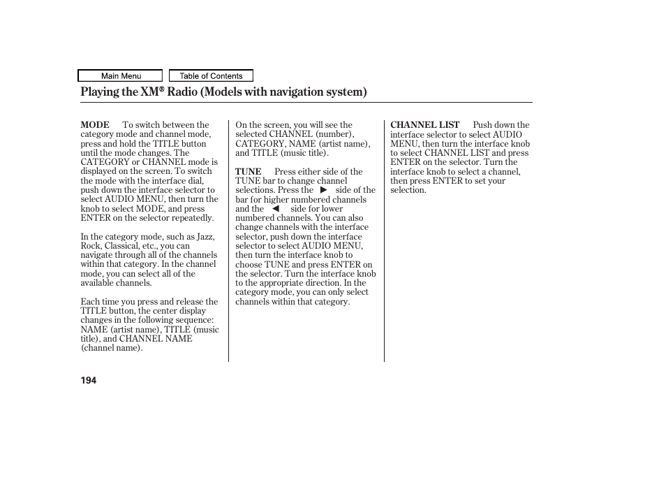 HONDA 2010 Accord Crosstour User Manual | Page 197 / 434