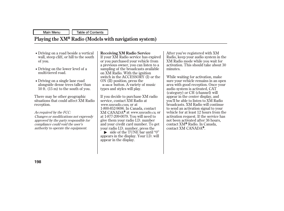 HONDA 2010 Accord Crosstour User Manual | Page 201 / 434