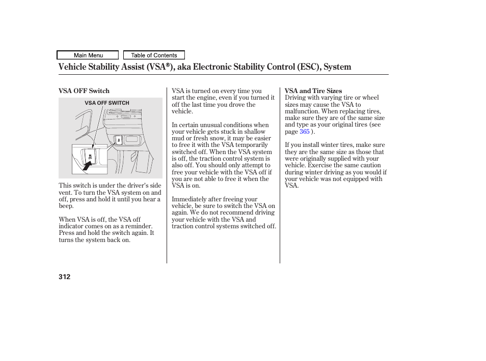 HONDA 2010 Accord Crosstour User Manual | Page 315 / 434