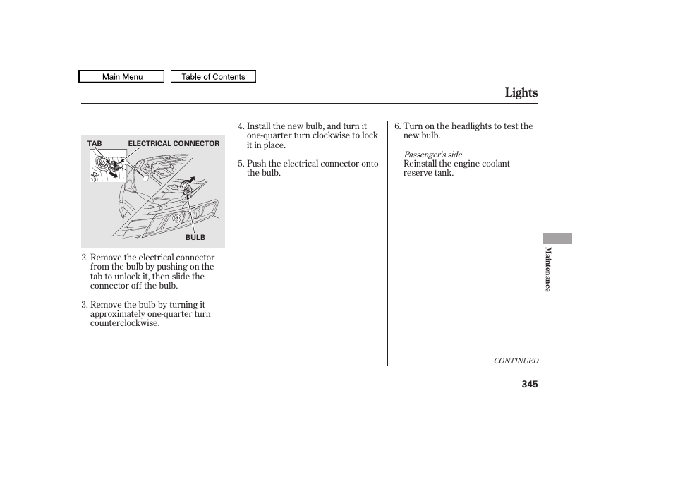 Lights | HONDA 2010 Accord Crosstour User Manual | Page 348 / 434