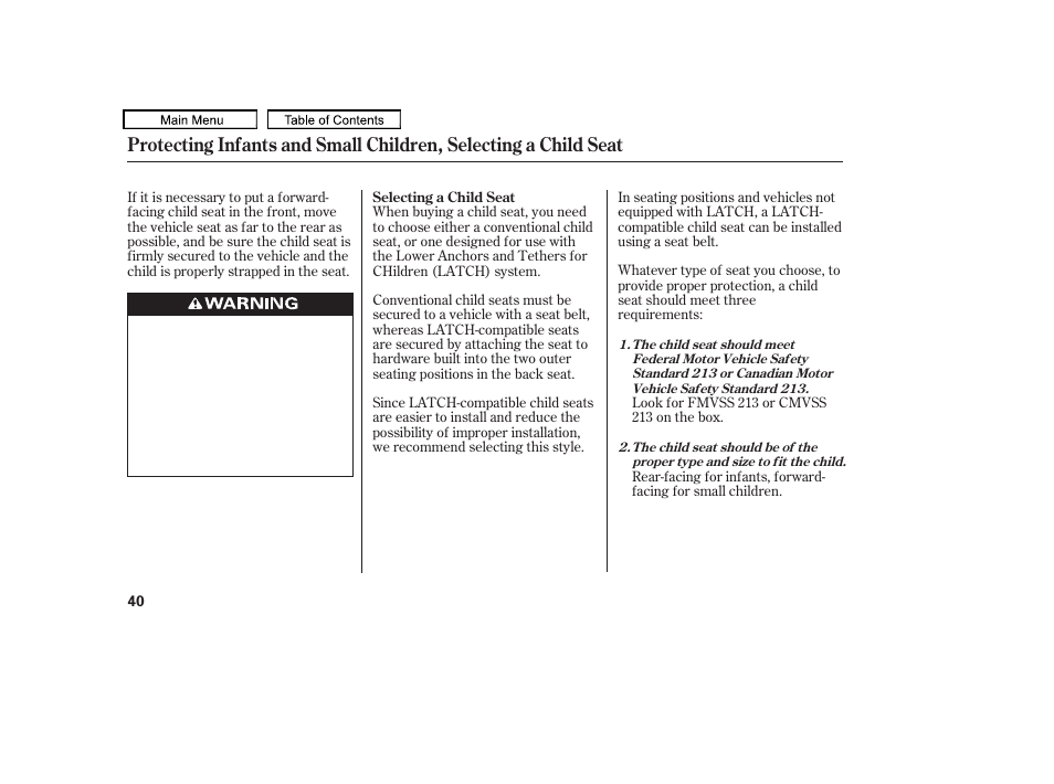 HONDA 2010 Accord Crosstour User Manual | Page 43 / 434