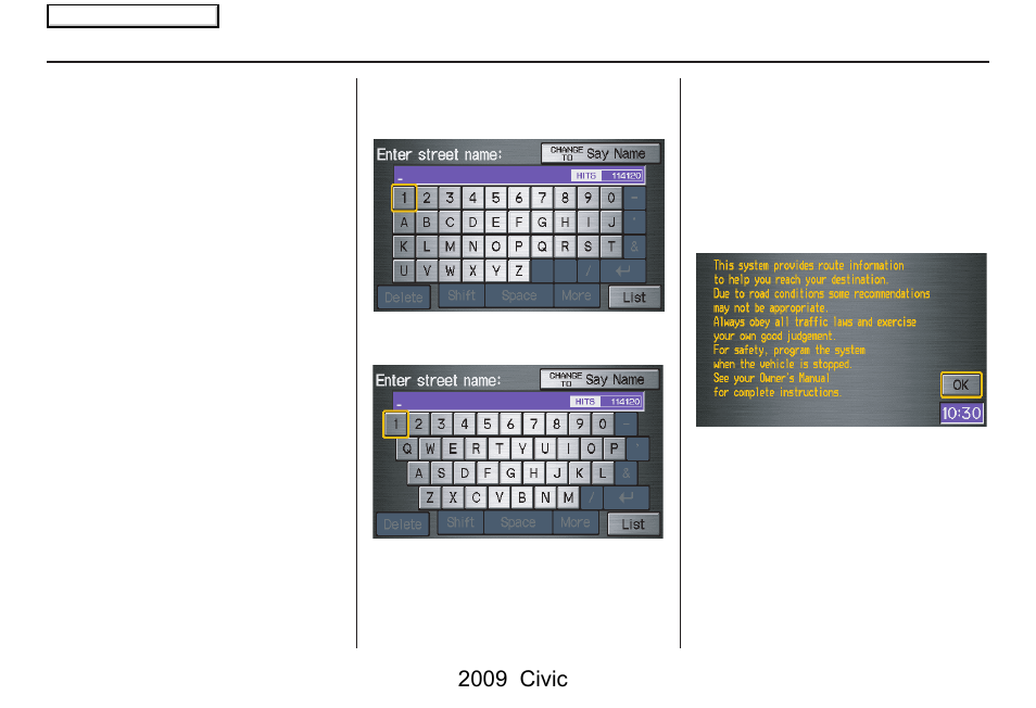 Getting started, 2009 civic | HONDA 2009 Civic Navigation User Manual | Page 16 / 151