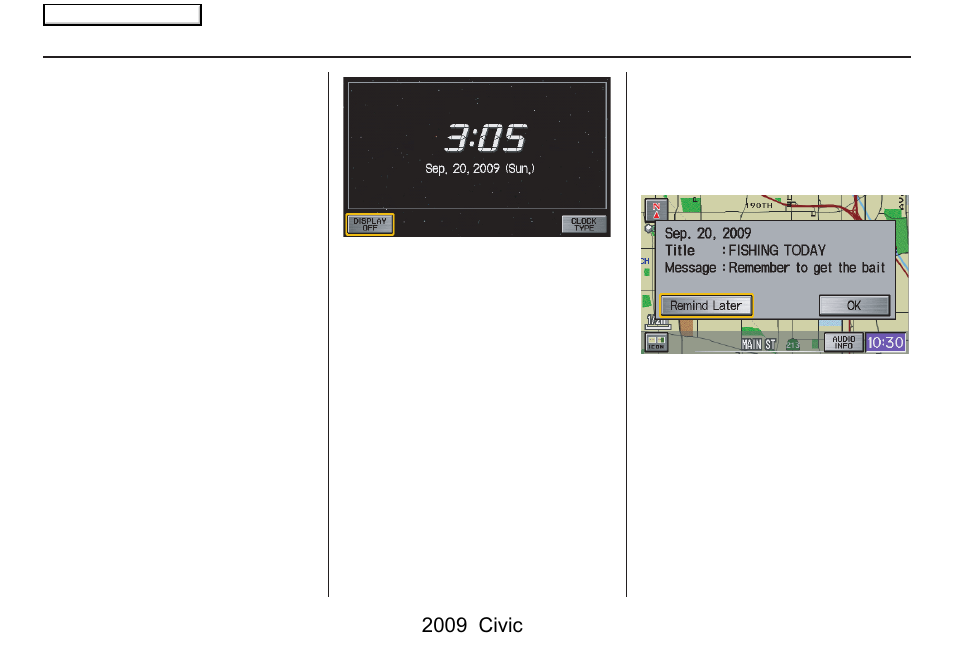 Getting started, 2009 civic | HONDA 2009 Civic Navigation User Manual | Page 17 / 151