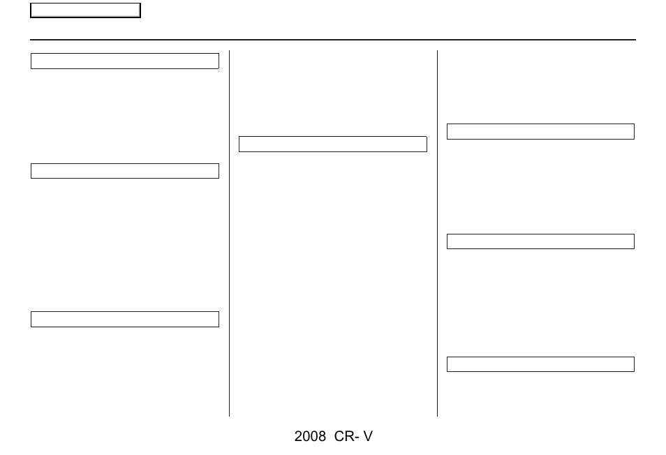 Index | HONDA 2008 CR-V Navigation User Manual | Page 142 / 145