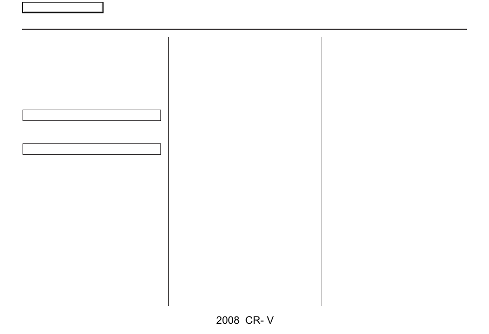 Index | HONDA 2008 CR-V Navigation User Manual | Page 143 / 145
