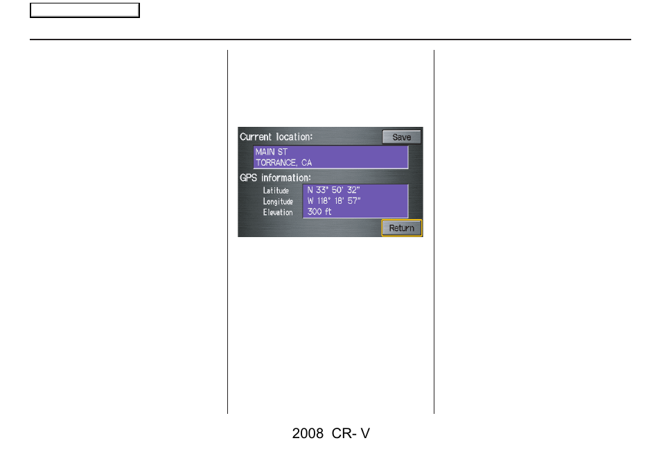 Getting started, 2008 cr- v | HONDA 2008 CR-V Navigation User Manual | Page 19 / 145