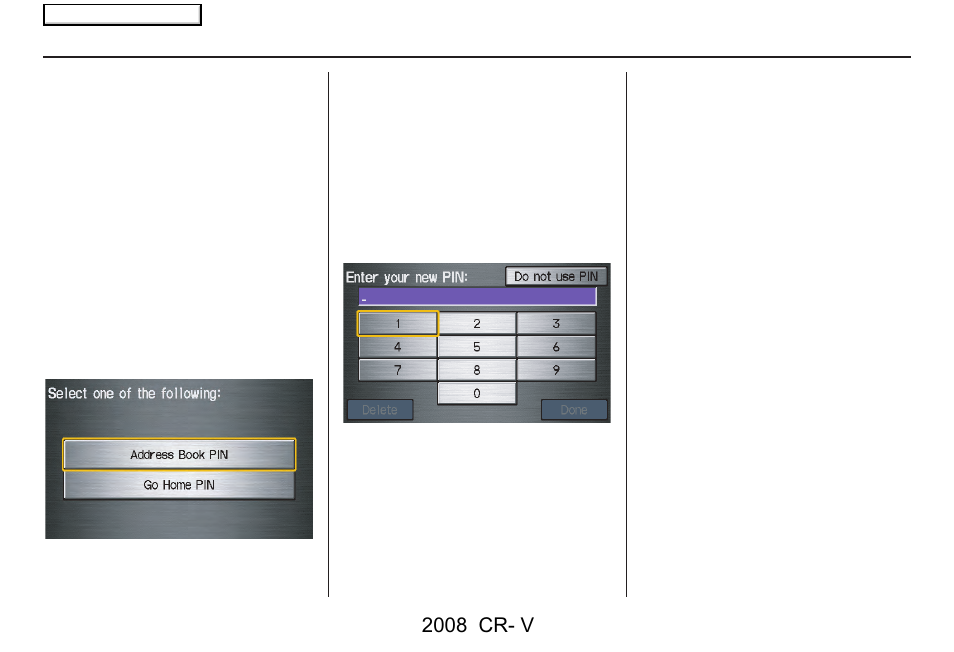 System set-up, 2008 cr- v | HONDA 2008 CR-V Navigation User Manual | Page 78 / 145