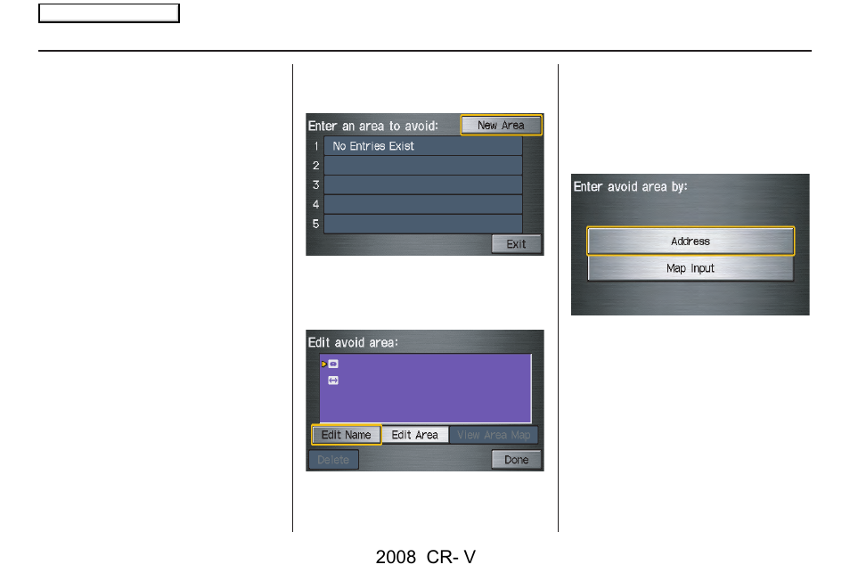 System set-up, 2008 cr- v | HONDA 2008 CR-V Navigation User Manual | Page 85 / 145