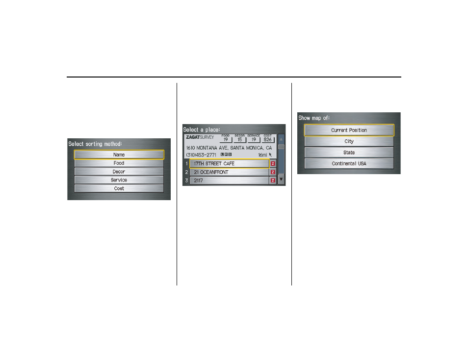 By map input, Entering a destination | HONDA 2013 Ridgeline Navigation User Manual | Page 39 / 152