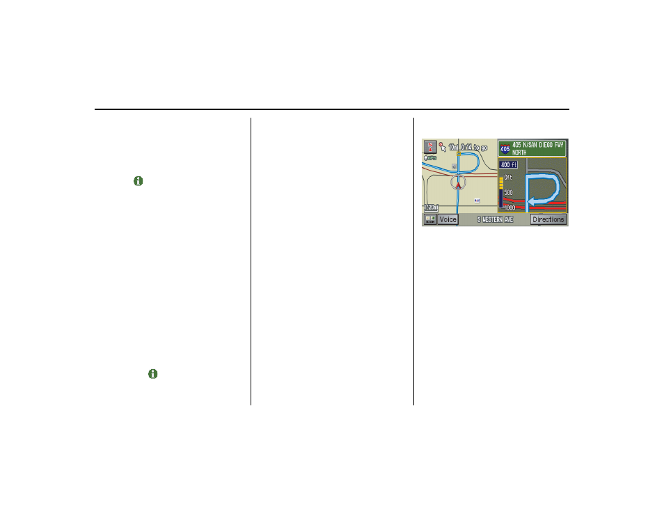Guidance mode, Driving to your destination | HONDA 2013 Ridgeline Navigation User Manual | Page 56 / 152