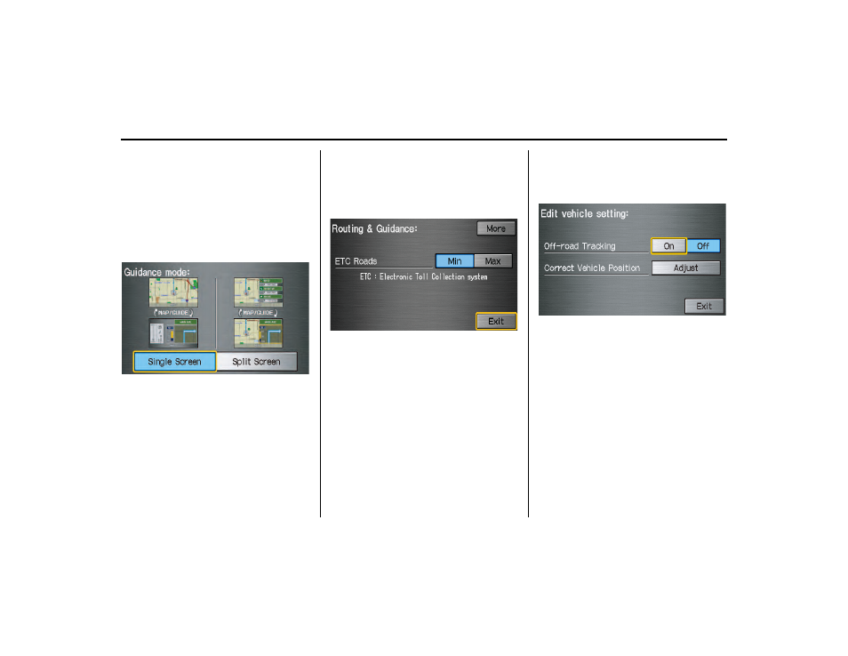 Routing & guidance (second), Vehicle, System setup | HONDA 2013 Ridgeline Navigation User Manual | Page 95 / 152