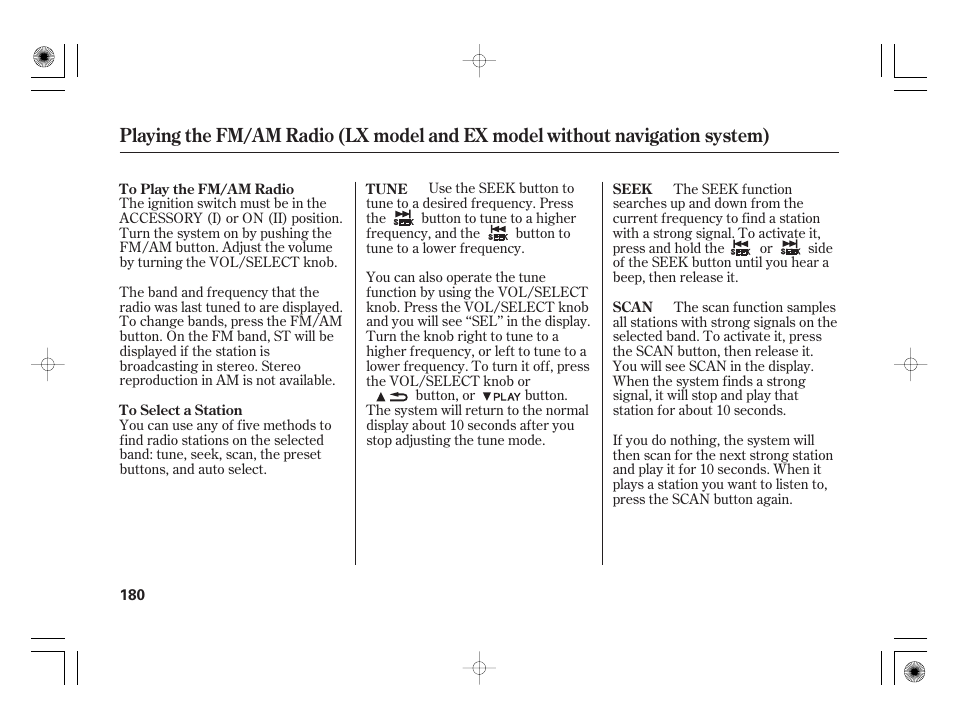 HONDA 2011 Insight User Manual | Page 186 / 466