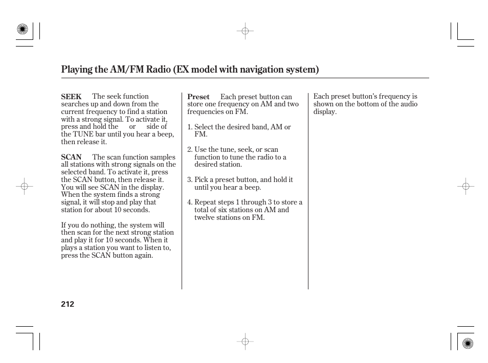 HONDA 2011 Insight User Manual | Page 218 / 466