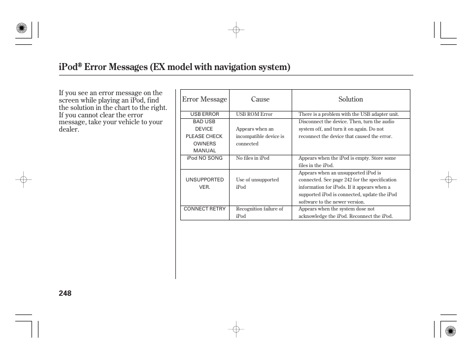 HONDA 2011 Insight User Manual | Page 254 / 466