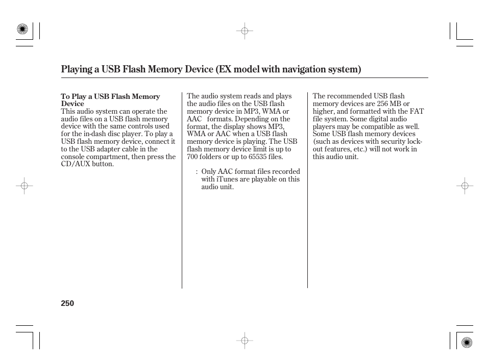 HONDA 2011 Insight User Manual | Page 256 / 466