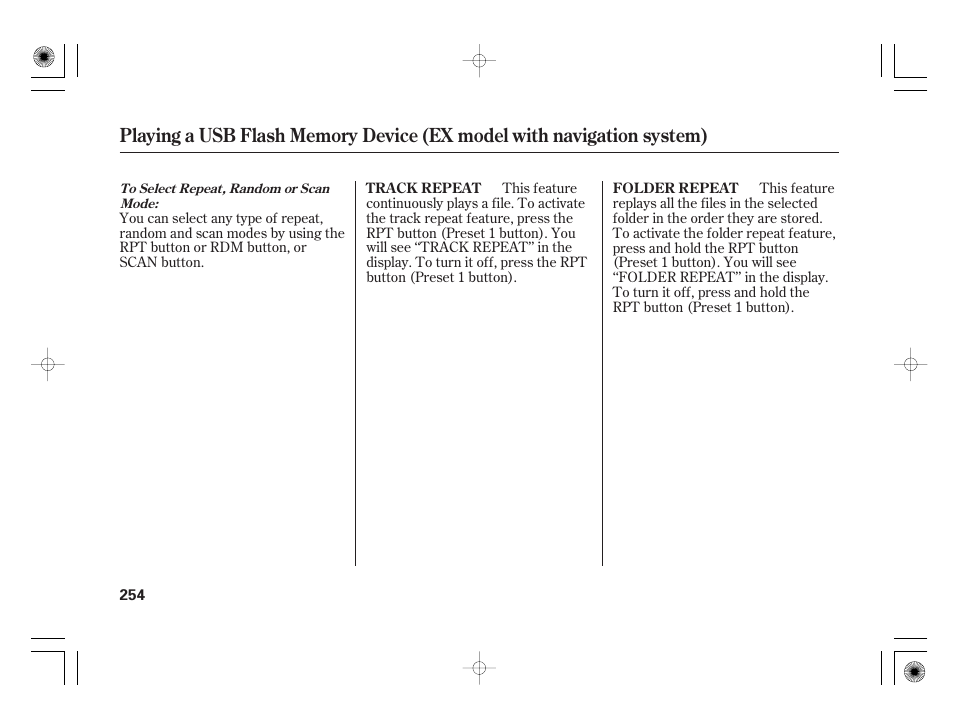 HONDA 2011 Insight User Manual | Page 260 / 466