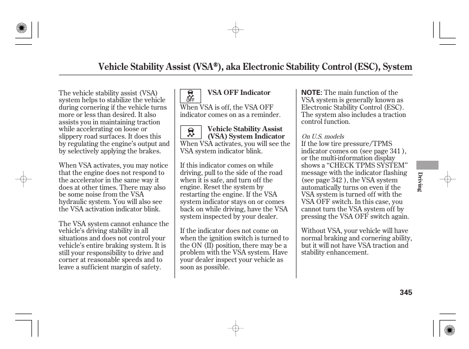 HONDA 2011 Insight User Manual | Page 351 / 466