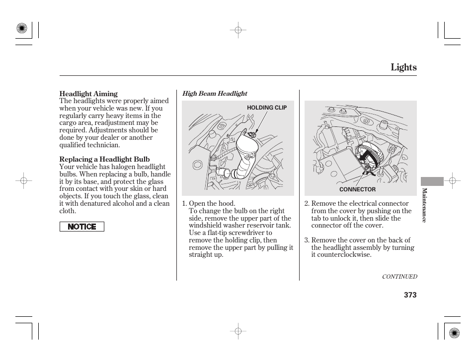 Lights | HONDA 2011 Insight User Manual | Page 379 / 466