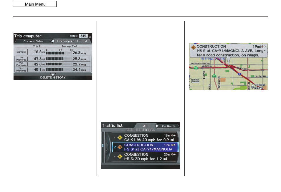Information features, 2011 odyssey | HONDA 2011 Odyssey Navigation User Manual | Page 80 / 178