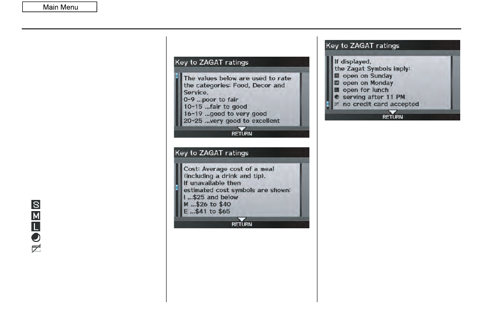 Information features, 2011 odyssey | HONDA 2011 Odyssey Navigation User Manual | Page 87 / 178