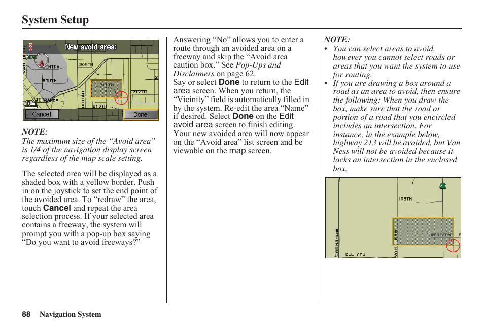 System setup | HONDA 2011 Fit Navigation User Manual | Page 89 / 152