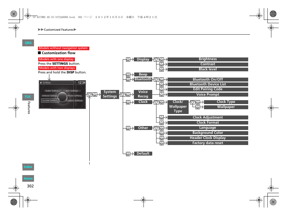 HONDA 2013 Accord Sedan User Manual | Page 303 / 595