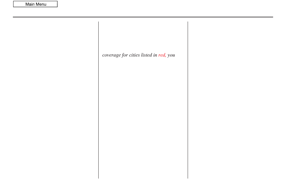 Coverage areas, 2011 ridgeline | HONDA 2011 Ridgeline Navigation User Manual | Page 115 / 151