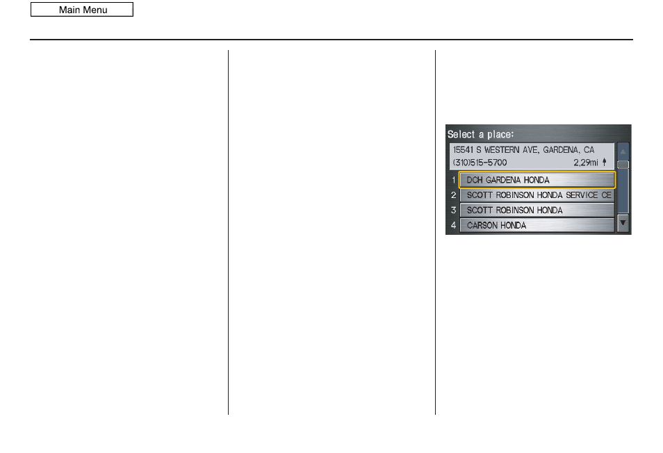 Entering a destination, 2011 ridgeline | HONDA 2011 Ridgeline Navigation User Manual | Page 36 / 151