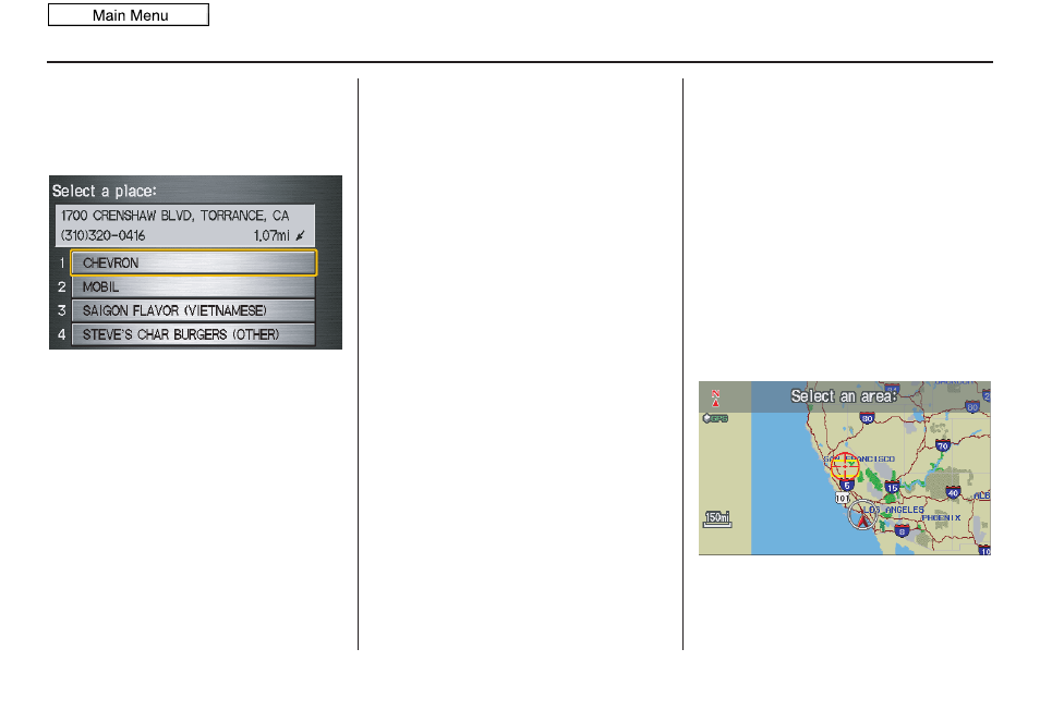 Entering a destination, 2011 ridgeline | HONDA 2011 Ridgeline Navigation User Manual | Page 40 / 151