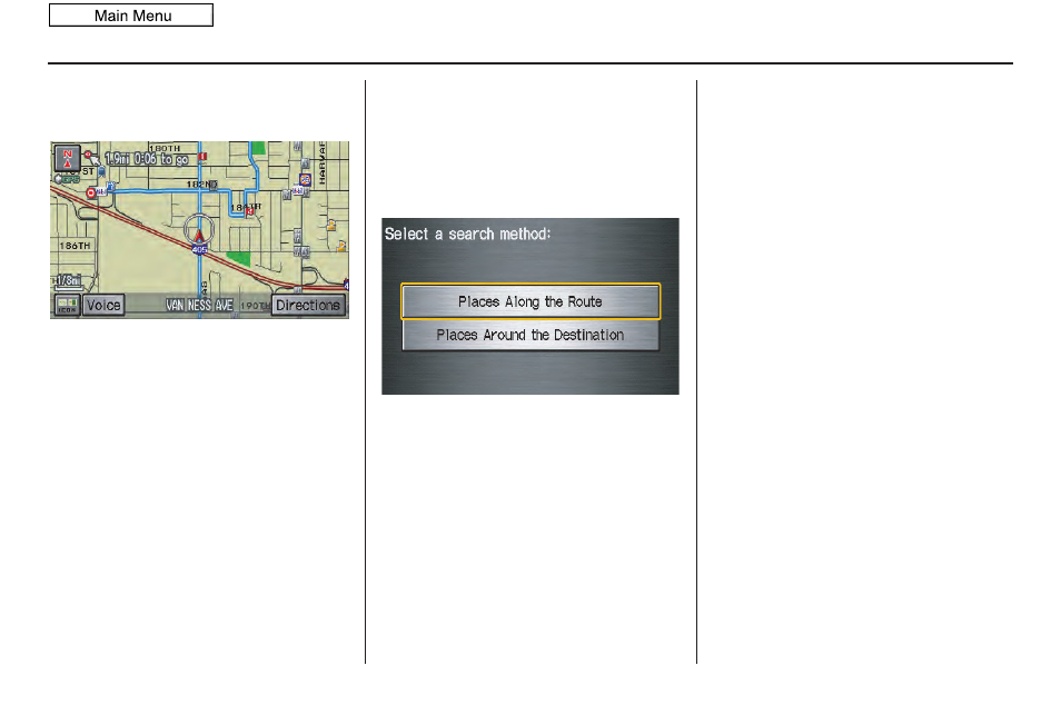 Driving to your destination, 2011 ridgeline | HONDA 2011 Ridgeline Navigation User Manual | Page 66 / 151