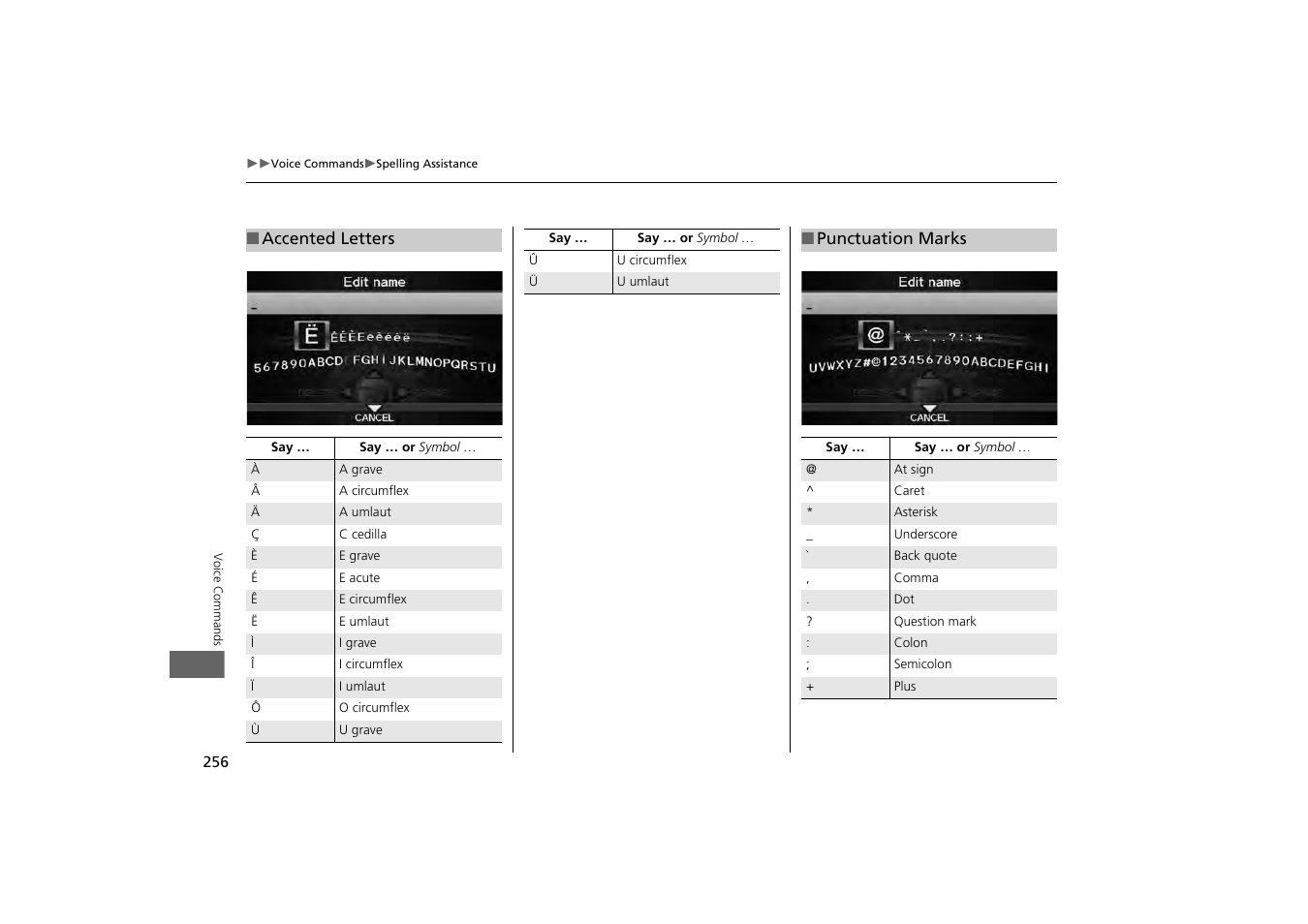 HONDA 2013 Odyssey Navigation User Manual | Page 258 / 267