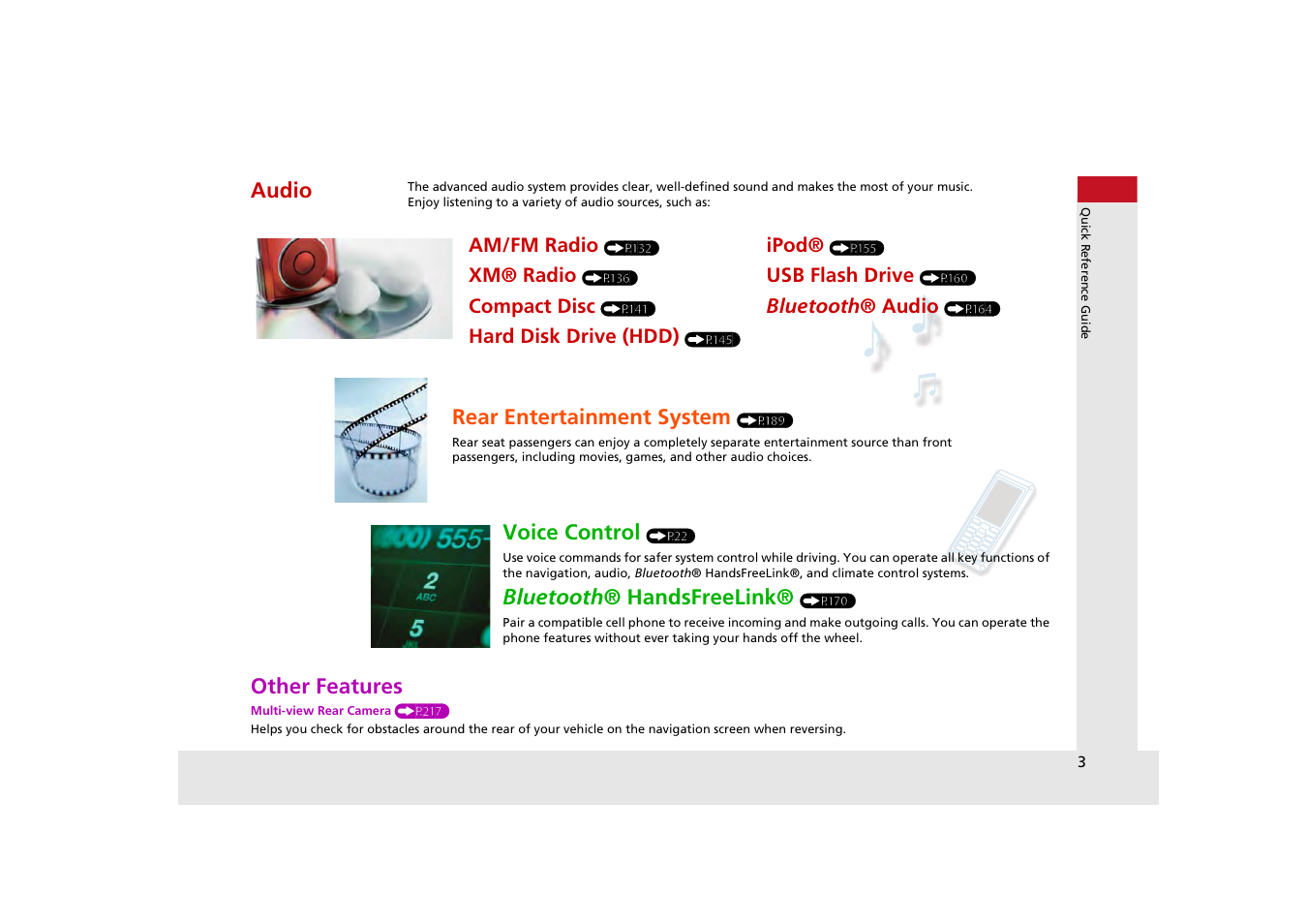 HONDA 2013 Odyssey Navigation User Manual | Page 5 / 267