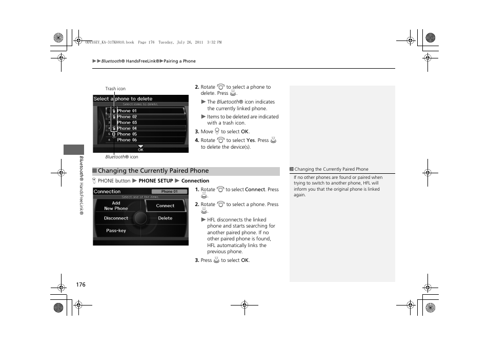 HONDA 2012 Odyssey Navigation User Manual | Page 178 / 267