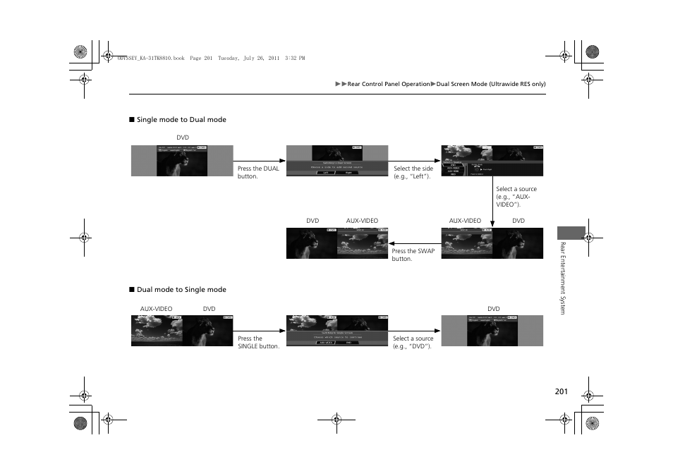 HONDA 2012 Odyssey Navigation User Manual | Page 203 / 267