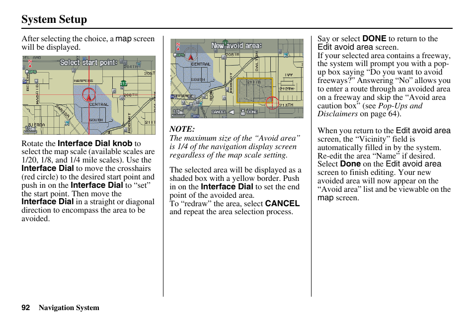 System setup | HONDA 2011 Accord Navigation User Manual | Page 93 / 157
