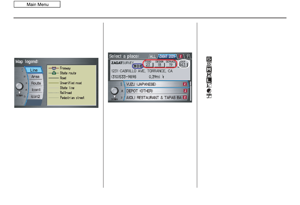 Information features, 2010 accord | HONDA 2010 Accord Navigation User Manual | Page 75 / 155