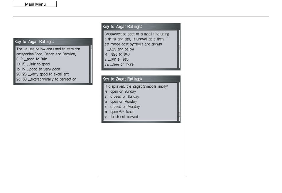 Information features | HONDA 2010 Accord Navigation User Manual | Page 76 / 155