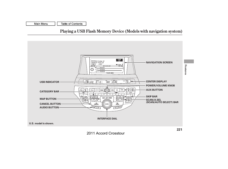 2011 accord crosstour | HONDA 2011 Accord Crosstour User Manual | Page 224 / 434