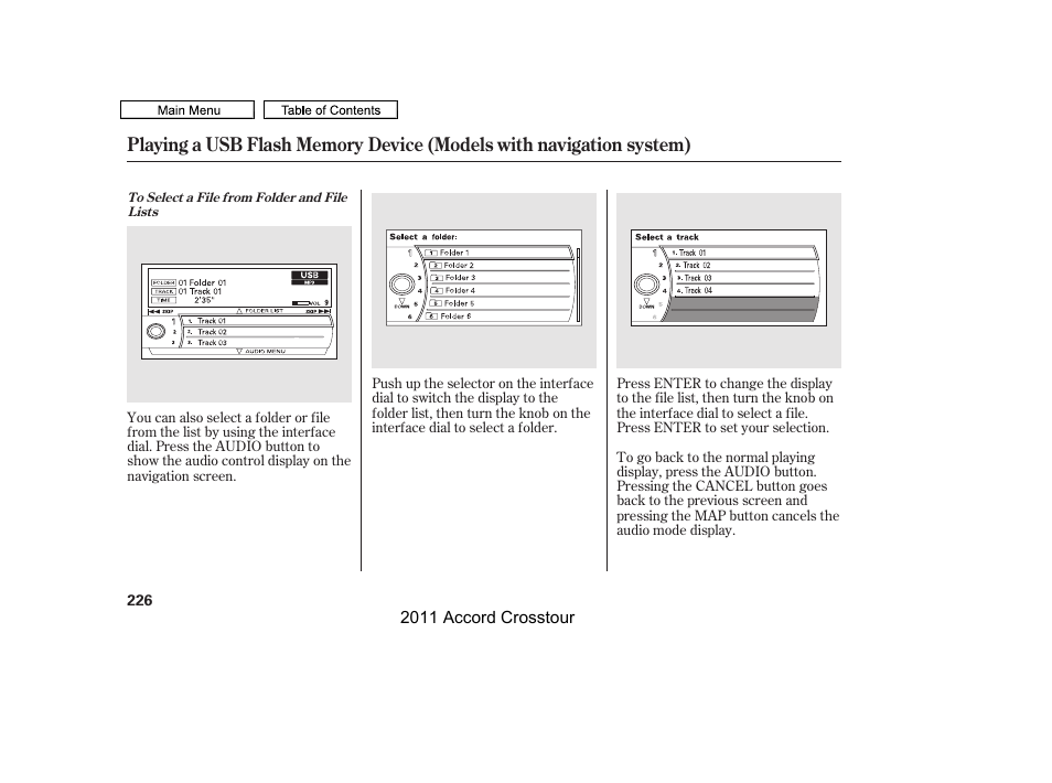 HONDA 2011 Accord Crosstour User Manual | Page 229 / 434