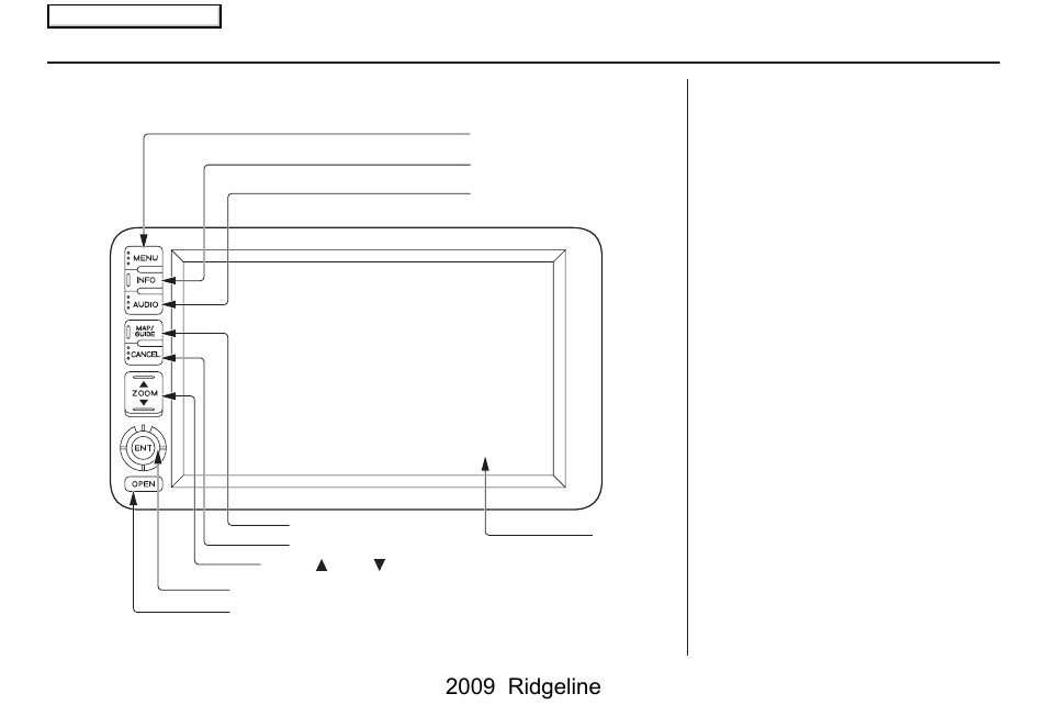 Getting started, 2009 ridgeline | HONDA 2009 Ridgeline Navigation User Manual | Page 10 / 149