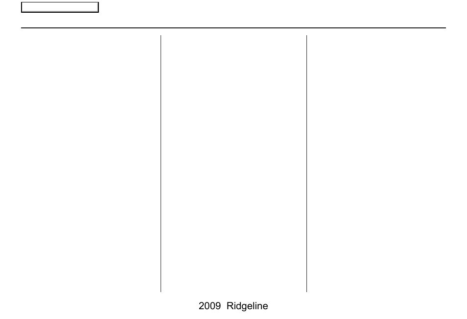 Voice command index, 2009 ridgeline | HONDA 2009 Ridgeline Navigation User Manual | Page 136 / 149