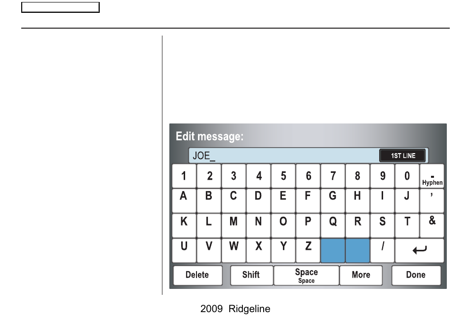 Voice command index, 2009 ridgeline, On-screen commands | On-screen commands assist | HONDA 2009 Ridgeline Navigation User Manual | Page 142 / 149