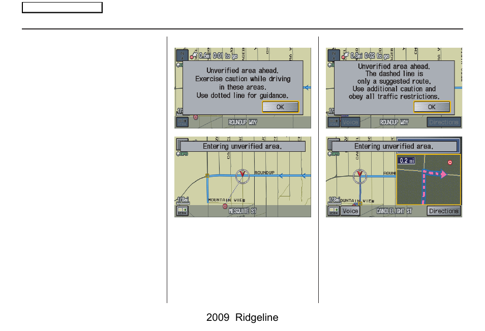 System setup, 2009 ridgeline | HONDA 2009 Ridgeline Navigation User Manual | Page 88 / 149