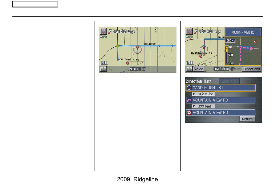 System setup, 2009 ridgeline | HONDA 2009 Ridgeline Navigation User Manual | Page 89 / 149