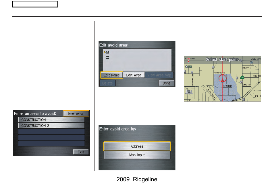 System setup, 2009 ridgeline | HONDA 2009 Ridgeline Navigation User Manual | Page 90 / 149