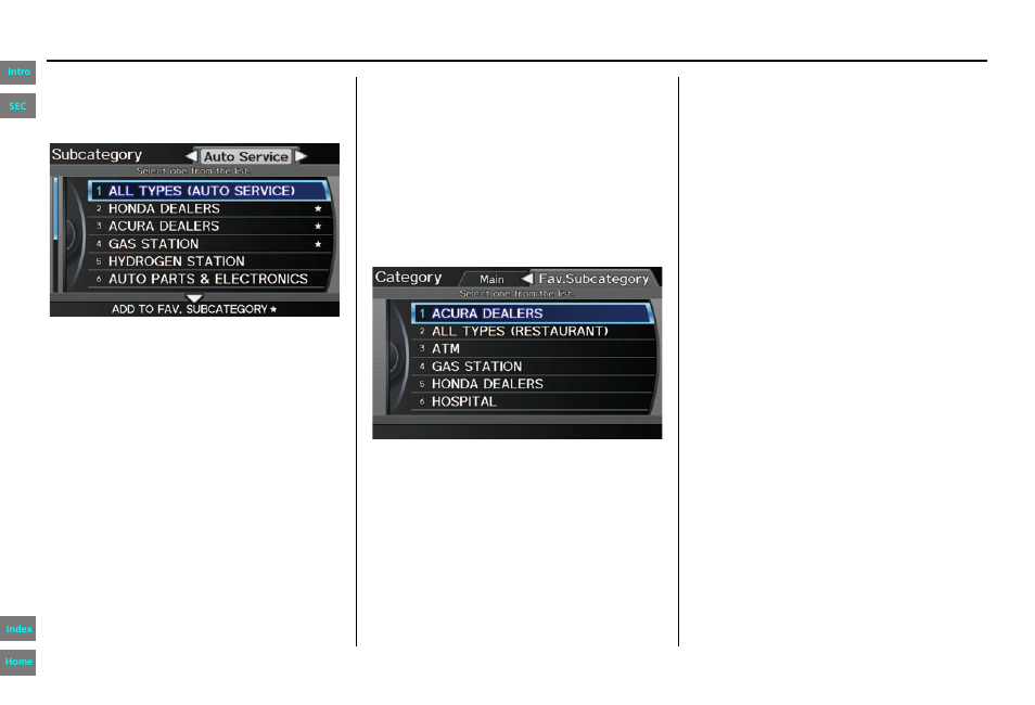 Navigation system manual, Entering a destination | HONDA 2013 Pilot Navigation User Manual | Page 38 / 178